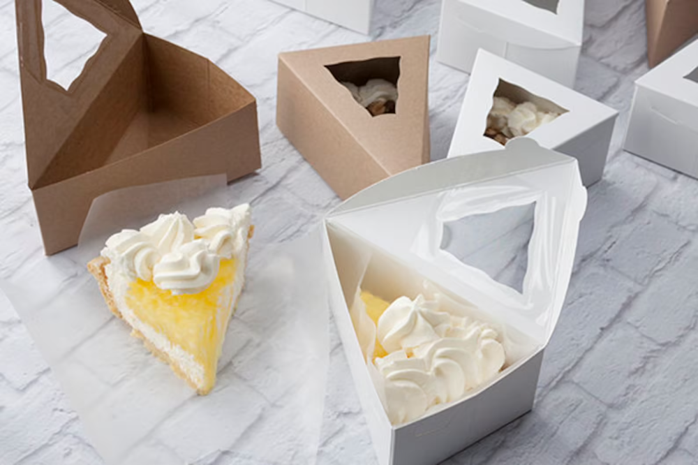 custom cake slice boxes