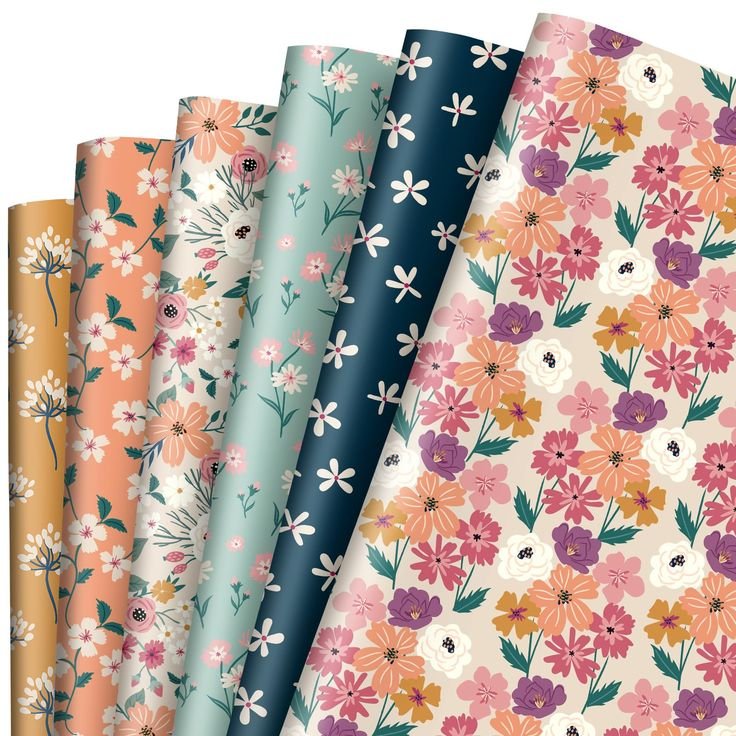 Flower Wrapping Paper